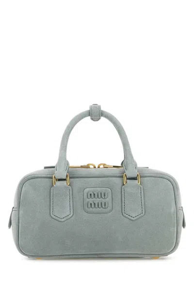 Miu Miu Handbags. In Blue