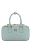 Miu Miu Arcadie Leather Mini-bag In Blue