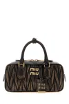 Miu Miu Handbags. In Brown