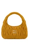 Miu Miu Wander Shoulder Bag Women In Orange