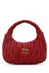 Miu Miu Mini Wander Shoulder Bag In Red
