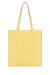 Miu Miu Structured Leather Tote With Adjustable Straps In Yellow