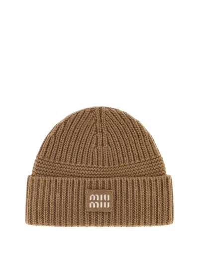 Miu Miu Hat In Brown