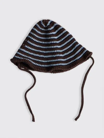 Miu Miu Logo-embroidered Knitted Hat In Black