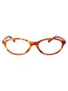 Miu Miu Havana Chiaro Acetate Glasses In Brown