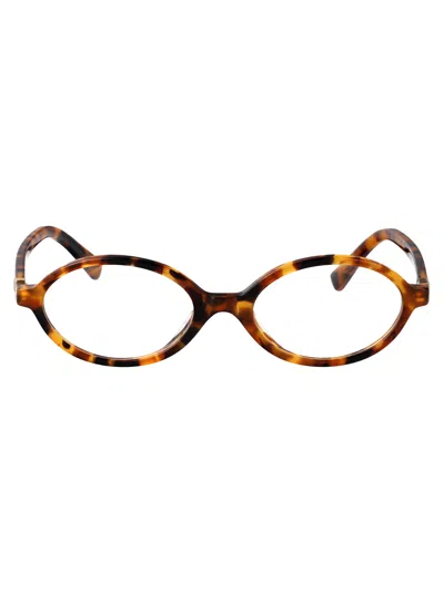 Miu Miu Havana Chiaro Acetate Glasses