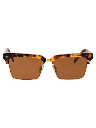 Miu Miu Havana Chiaro Acetate Sunglasses