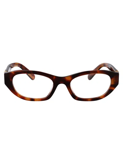 Miu Miu Havana Mahogany Acetate Glasses In Brown