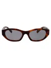 Miu Miu Havana Mahogany Acetate Sunglasses In Brown