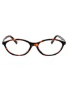 Miu Miu Havana Miele Acetate Glasses In Multi