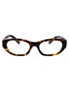 Miu Miu Havana Miele Acetate Glasses In Brown