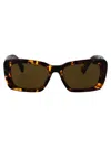 Miu Miu Havana Miele Acetate Sunglasses In Brown