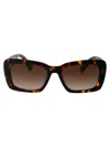 Miu Miu Havana Miele Acetate Sunglasses In Brown