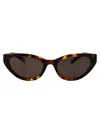 Miu Miu Havana Miele Acetate Sunglasses In Brown