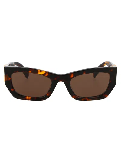Miu Miu 0mu Tortoiseshell Acetate Sunglasses In Purple