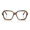 Miu Miu Havana Miu Regard Acetate Square Sunglasses In Brown