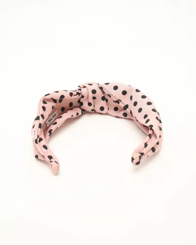 Miu Miu Headband In Pink