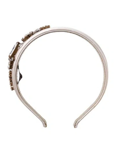 Pre-owned Miu Miu Headband In Pink