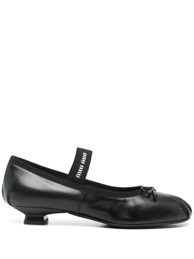 MIU MIU HEEL BALLERINA