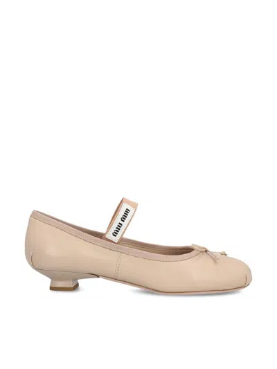 Miu Miu Heeled Shoes In Water Lily