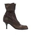 MIU MIU HIGH-HEELED SHORT BOOTS
