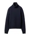 Miu Miu Wool-cashmere Rollneck Sweater Women In Black