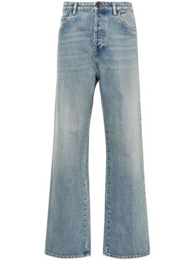 Miu Miu High-rise Straight-leg Jeans In Denim