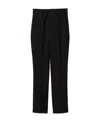 Miu Miu Grain De Poudre Cropped Trousers In Black