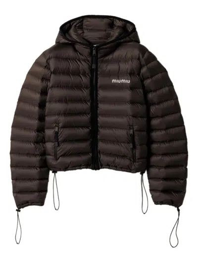 Miu Miu Hoode Puff Coat