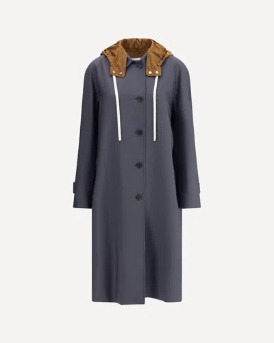 MIU MIU HOODED LONG COAT