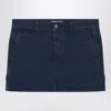 Miu Miu Indigo Blue Denim Mini Skirt Women In Blue
