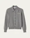 Miu Miu Cashmere Cardigan In F0031 Grigio