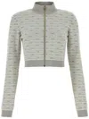 Miu Miu Zip In Grey