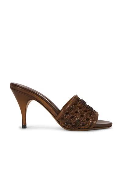 Miu Miu Intreccio Ciabatte Sandal In Multi