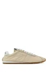 Miu Miu Plume Low-top Sneakers In Avorio