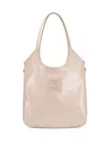 Miu Miu Ivy Cipria Logo-detail Tote Bag In Neutral