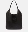 Miu Miu Ivy Distressed Leather Shoulder Bag In Brown