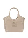 Miu Miu "ivy" Handbag In Neutral
