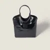 Miu Miu Ivy Leather Bag In Black