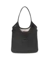 Miu Miu Ivy Leather Tote Bag In Black