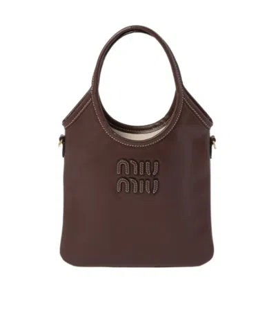 Miu Miu Ivy Leather Handbag