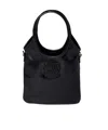 Miu Miu Ivy Leather Handbag In Black