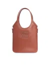 Miu Miu Ivy Leather Handbag In Multi