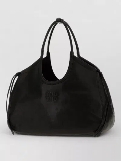 Miu Miu Ivy Nappa Leather Tote Bag