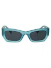 Miu Miu Ivy Opal Acetate Sunglasses In Blue