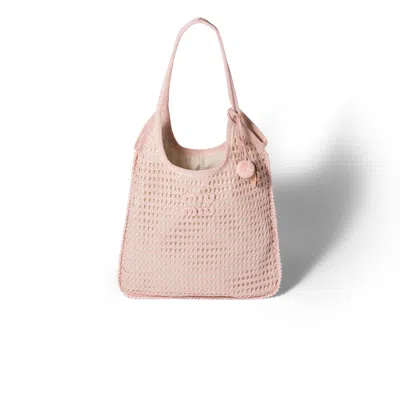 Miu Miu Ivy Raffia Crochet Bag In Pattern