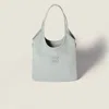 Miu Miu Ivy Suede Bag In Blue
