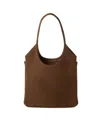 Miu Miu Ivy Suede Bag In Brown