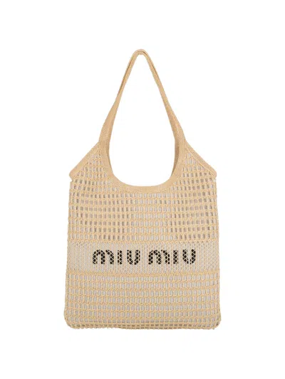 Miu Miu 'ivy' Viscose Bag
