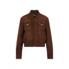 Miu Miu Washed Gabardine Blouson Jacket